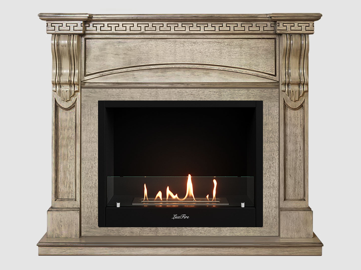 Каминный портал МДФ "Мюнхен 1250" с биокамином Lux Fire "Фаер Бокс 1 - 30" (бежевый) Каминный портал МДФ "Мюнхен 1250" с биокамином Lux Fire "Фаер Бокс 1 - 30" (бежевый) по цене 77 400 руб.