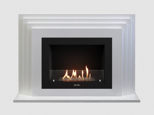 Каминный портал МДФ "Амстердам 1230" с биокамином Lux Fire "Фаер Бокс 2-30" (белый) Каминный портал МДФ "Амстердам 1230" с биокамином Lux Fire "Фаер Бокс 2-30" (белый)