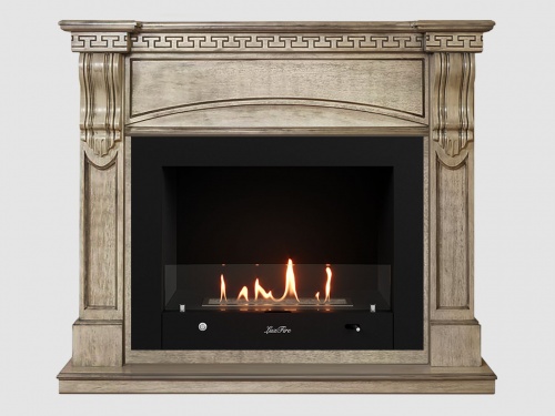 Каминный портал МДФ "Мюнхен 1250" с биокамином Lux Fire "Фаер Бокс 4 - 30" (бежевый) Каминный портал МДФ "Мюнхен 1250" с биокамином Lux Fire "Фаер Бокс 4 - 30" (бежевый)