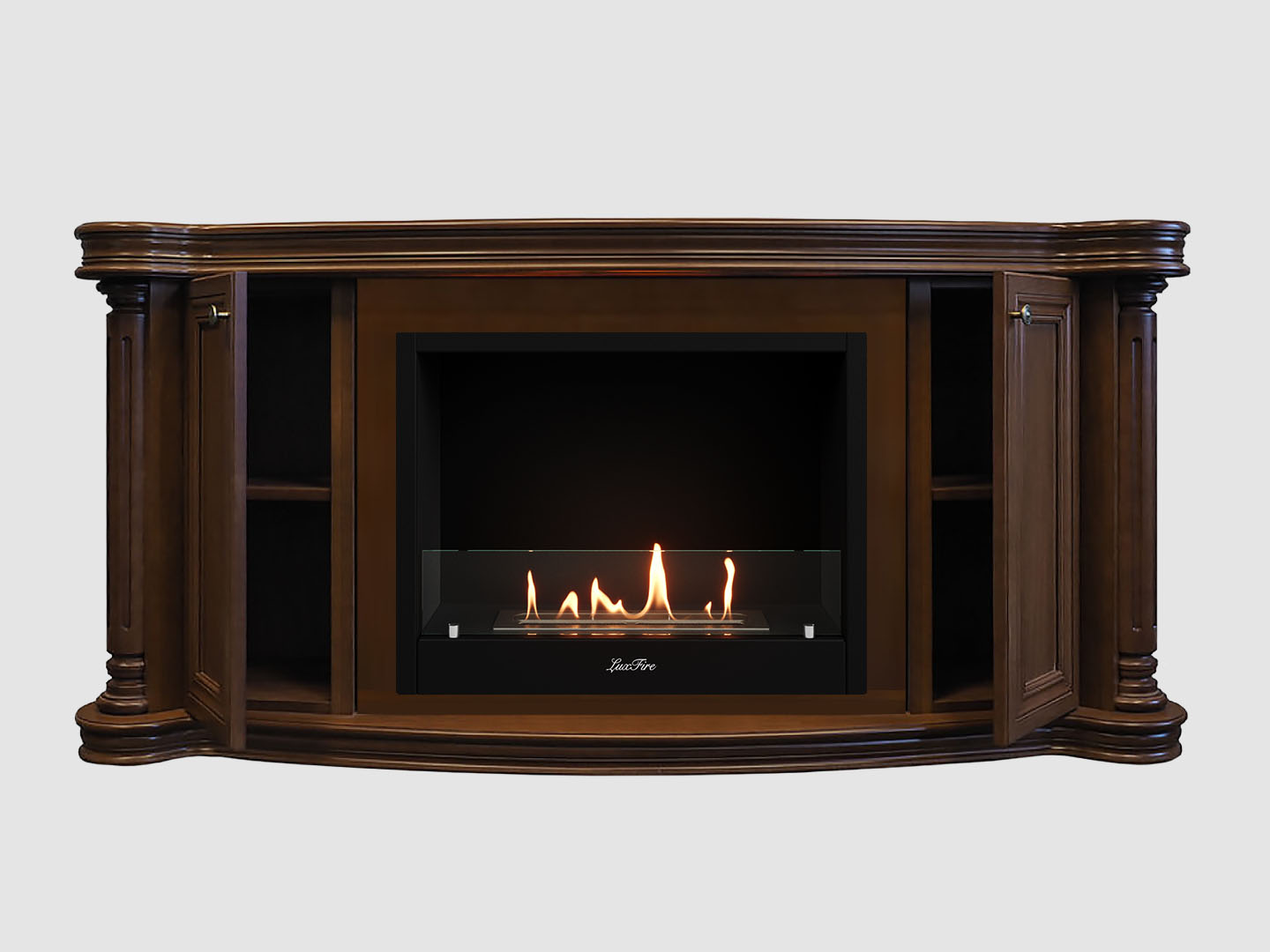 Каминный портал МДФ "Бетховен 1720" с биокамином Lux Fire "Фаер Бокс 1 - 33" (темный орех) Каминный портал МДФ "Бетховен 1720" с биокамином Lux Fire "Фаер Бокс 1 - 33" (темный орех) по цене 117 700 руб.