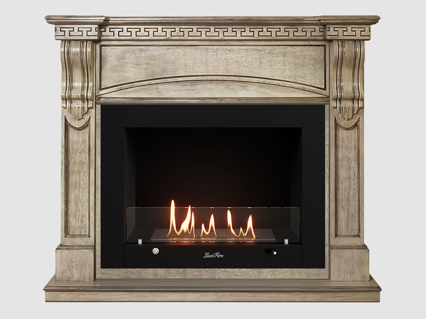 Каминный портал МДФ "Мюнхен 1250" с биокамином Lux Fire "Фаер Бокс 3 - 30" (бежевый) Каминный портал МДФ "Мюнхен 1250" с биокамином Lux Fire "Фаер Бокс 3 - 30" (бежевый) по цене 104 600 руб.