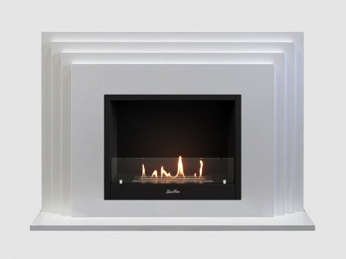 Каминный портал МДФ "Амстердам 1230" с биокамином Lux Fire "Фаер Бокс 1-30" (белый) Каминный портал МДФ "Амстердам 1230" с биокамином Lux Fire "Фаер Бокс 1-30" (белый)