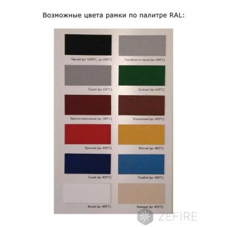 Встраиваемый торцевой очаг ZeFire Standart 2000 по цене 64 800 руб.