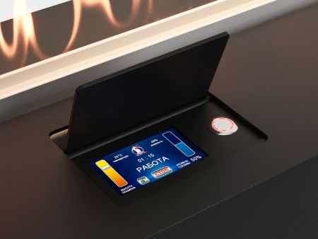 Автоматический биокамин Lux Fire Smart Flame 1500 RC Black по цене 490 600 руб.